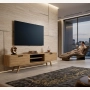 Szafka RTV-33 Drewno Lite Dąb Loft Lakier Rozmiary od 100 cm do 200 cm PREMIUM